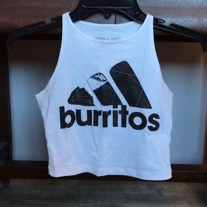 Burrito Adidas Logo Crop Top